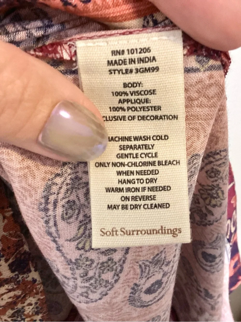 Soft Surroundings Cindra Maxi Dress Size PL